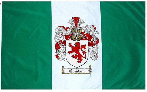 Condan family crest coat of arms flag