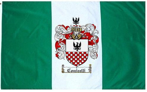 Conicelli family crest coat of arms flag