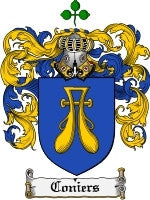 Coniers coat of arms family crest download