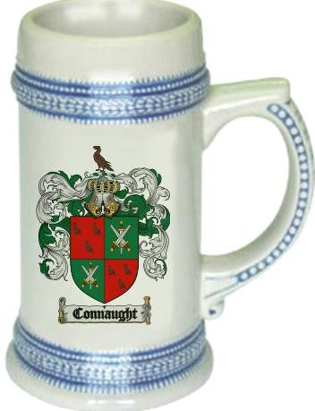 Connaught family crest stein coat of arms tankard mug