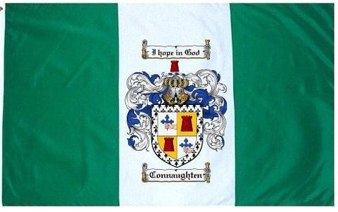 Connaughten family crest coat of arms flag