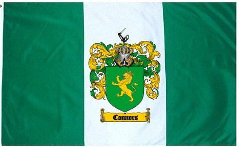 Conors family crest coat of arms flag