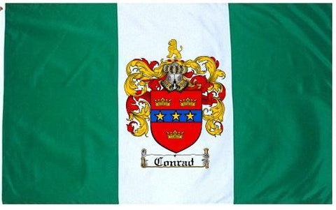 Conrad family crest coat of arms flag