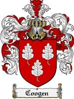 Coogen coat of arms family crest download
