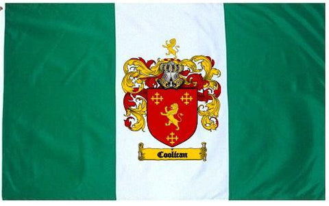 Coolican family crest coat of arms flag