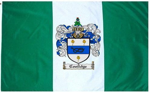Coolidge family crest coat of arms flag