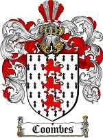 Coombes family crest coat of arms emailed to you within 24 hours ...