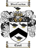 Coot coat of arms family crest download