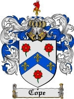 Cope family crest coat of arms emailed to you within 24 hours – Family ...