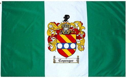 Copenger family crest coat of arms flag