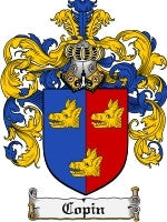 Copin coat of arms family crest download