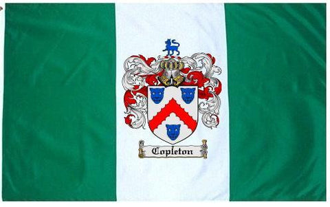 Copleton family crest coat of arms flag