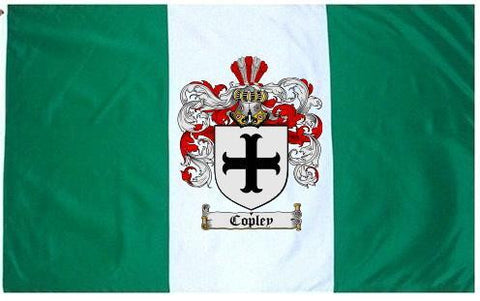 Copley family crest coat of arms flag