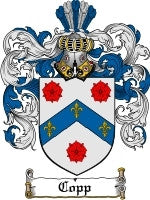 Copp coat of arms family crest download