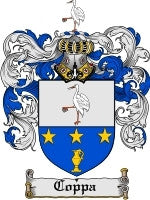 Coppa coat of arms family crest download