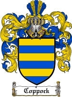 Coppock coat of arms family crest download