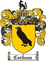 Corbane coat of arms family crest download
