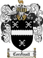 Cordinall coat of arms family crest download