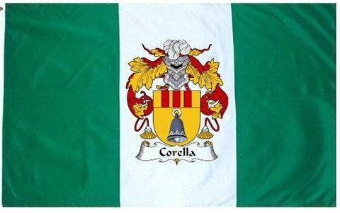 Corella family crest coat of arms flag