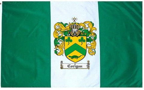 Corigan family crest coat of arms flag