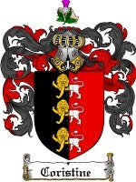 Coristine coat of arms family crest download