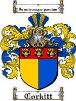 Corkitt coat of arms family crest download