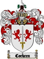 Corkren coat of arms family crest download