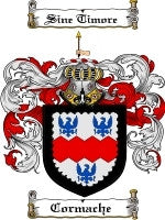 Cormache coat of arms family crest download