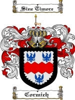 Cormich coat of arms family crest download