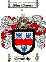 Cormiche coat of arms family crest download