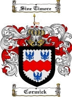 Cormick coat of arms family crest download