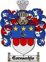 Cornacchio coat of arms family crest download