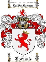 Cornale coat of arms family crest download