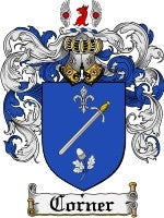 Corner coat of arms family crest download