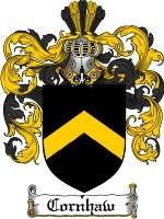 Cornhaw coat of arms family crest download