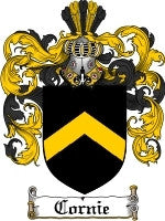 Cornie coat of arms family crest download
