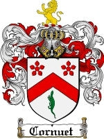 Cornuet coat of arms family crest download