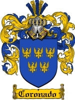 Coronado coat of arms family crest download