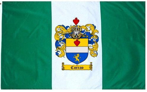 Corrao family crest coat of arms flag