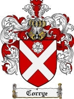 Corrye coat of arms family crest download