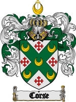 Corse coat of arms family crest download