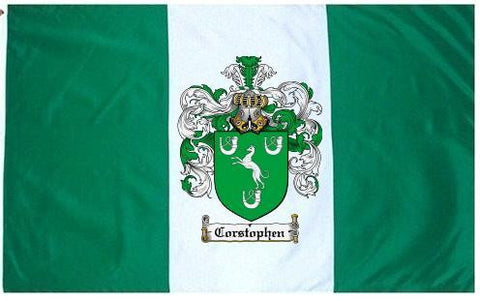 Corstophen family crest coat of arms flag