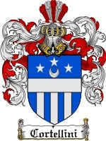 Cortellini coat of arms family crest download