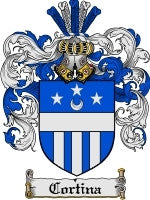 Cortina coat of arms family crest download