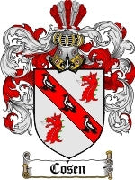 Cosen coat of arms family crest download