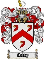 Cosey coat of arms family crest download