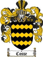 Cosse coat of arms family crest download