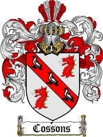 Cossons coat of arms family crest download