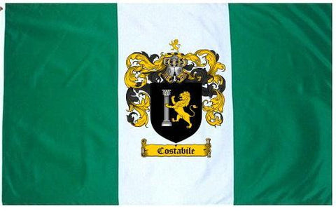 Costabile family crest coat of arms flag