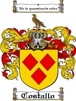 Costallo coat of arms family crest download